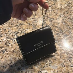 Kate Spade Black Wallet with Keychain